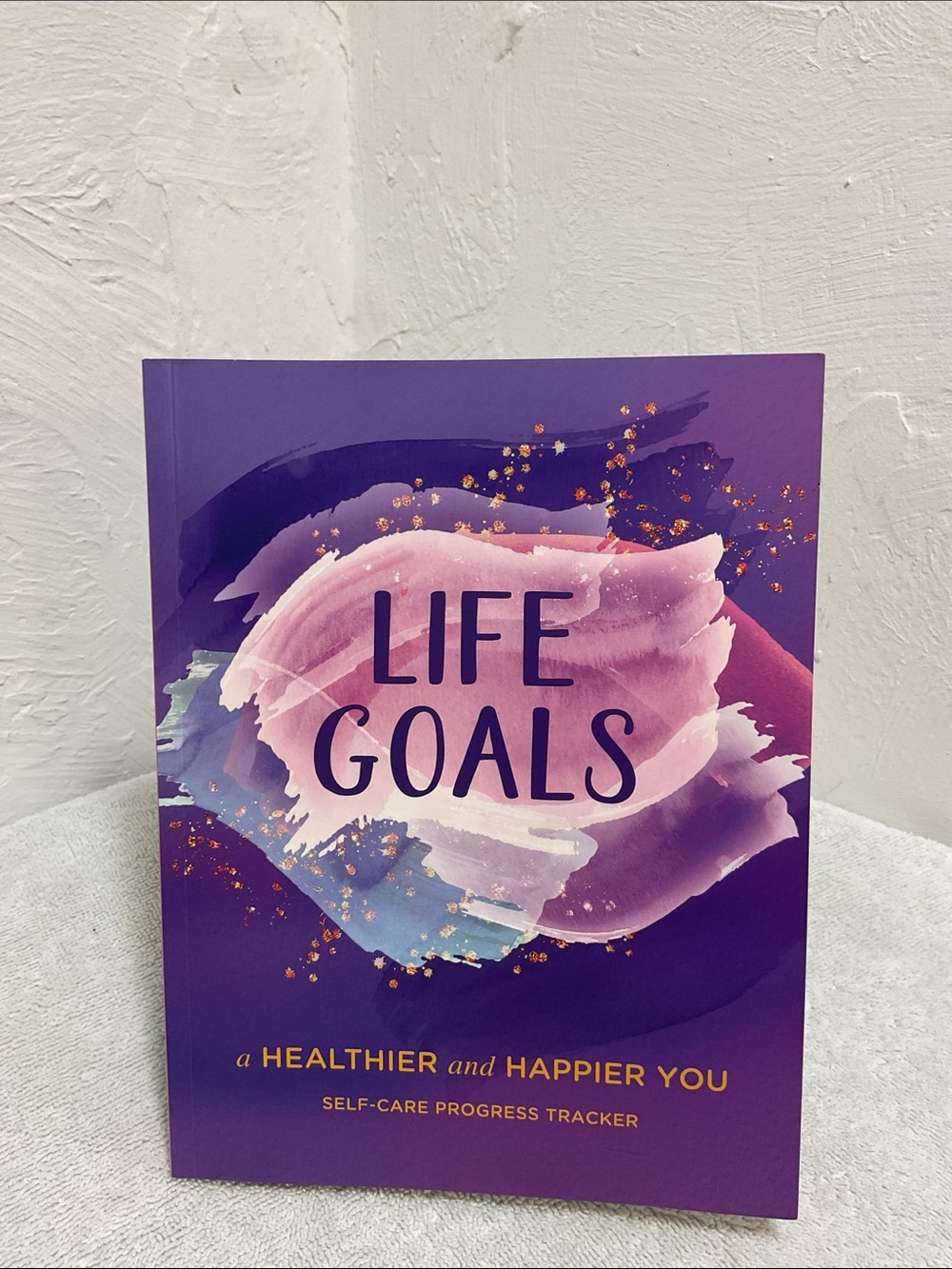 Rock Point Life Goals Self Care Progress Tracker Journal Planner Purple NWOT